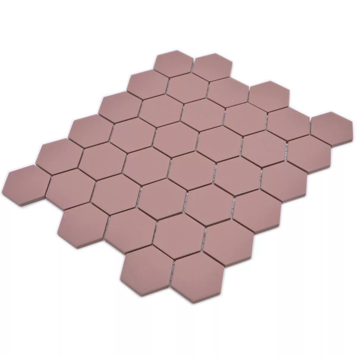 Prov Keramikmosaik Bismarck R10B Hexagon Terrakotta H51