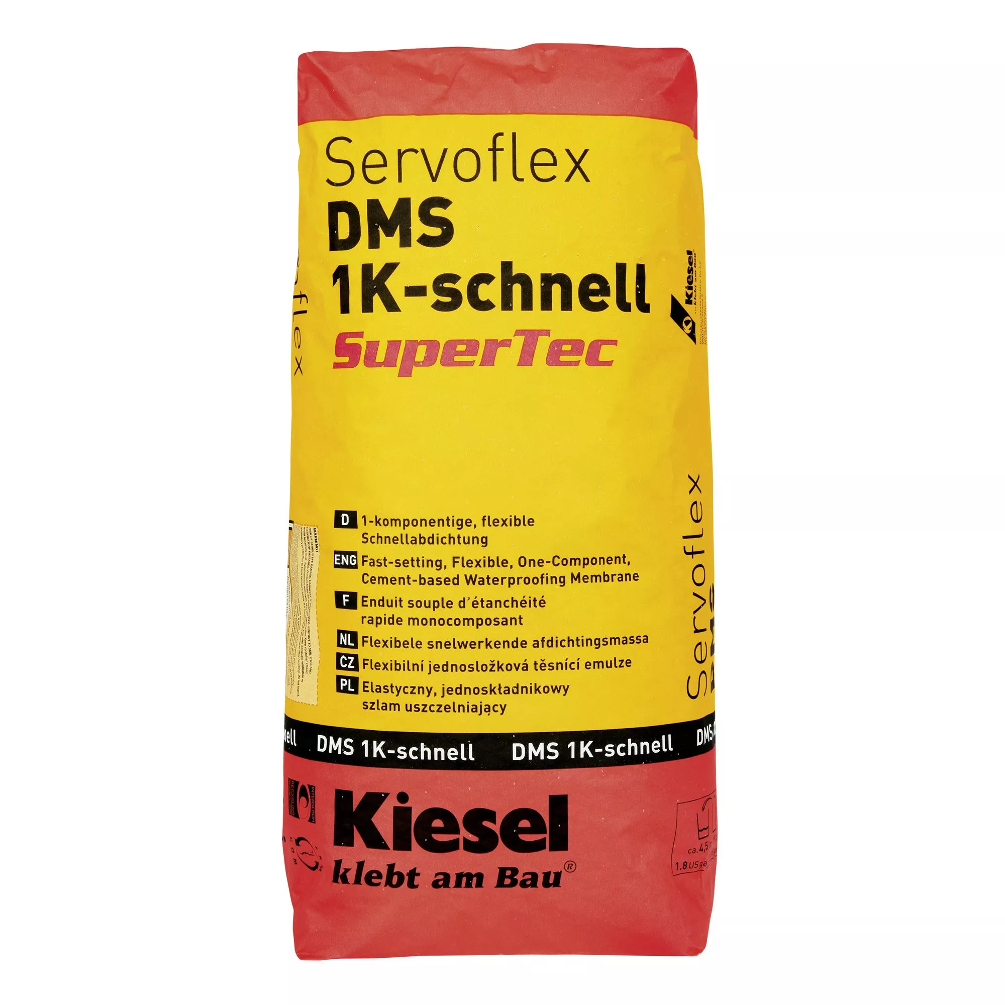 Kiesel Servoflex DMS 1K Snabb SuperTec - Flexibel Snabb Tätning (15 Kg)