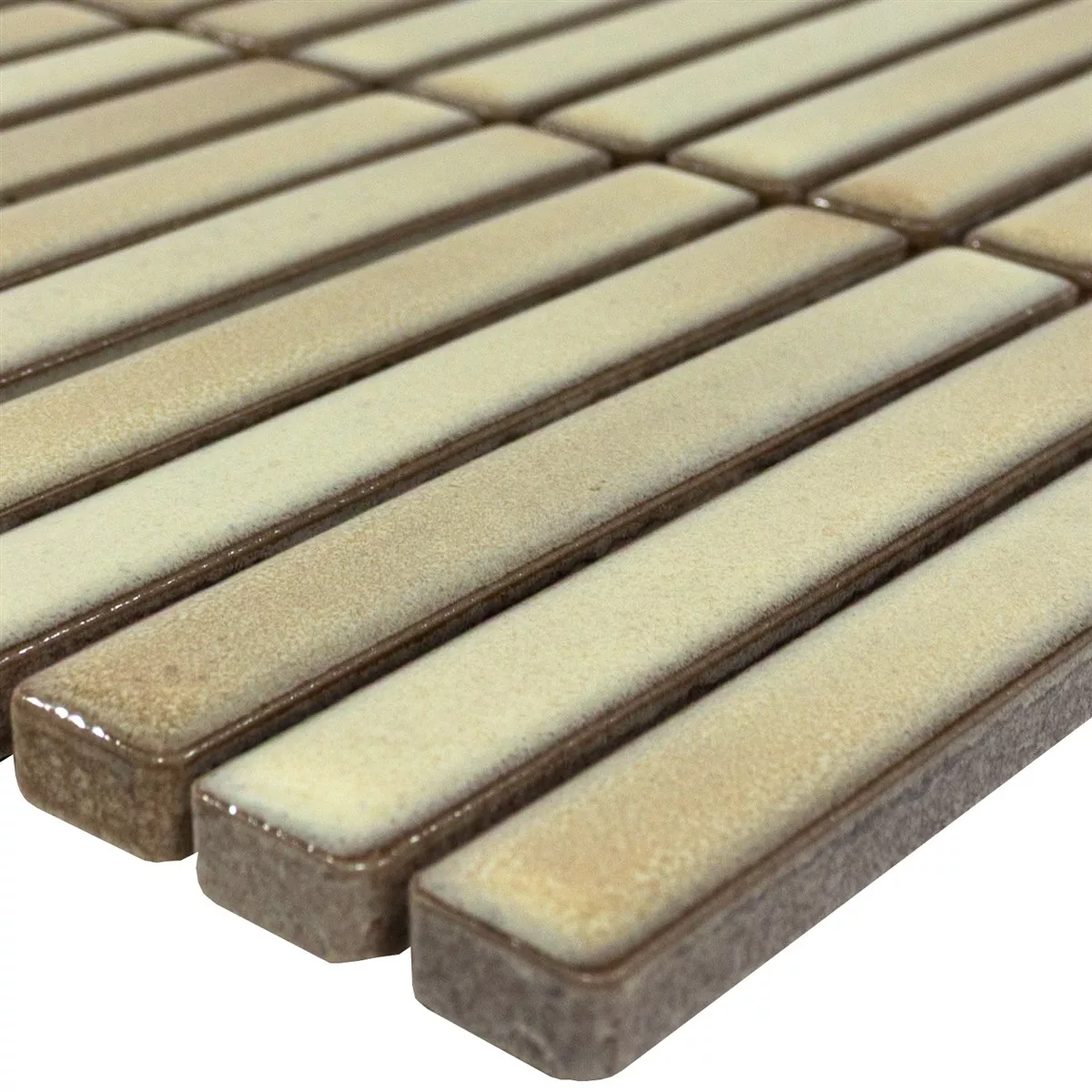Mosaik Wallachia Sand Glänsande 12x92x8 mm