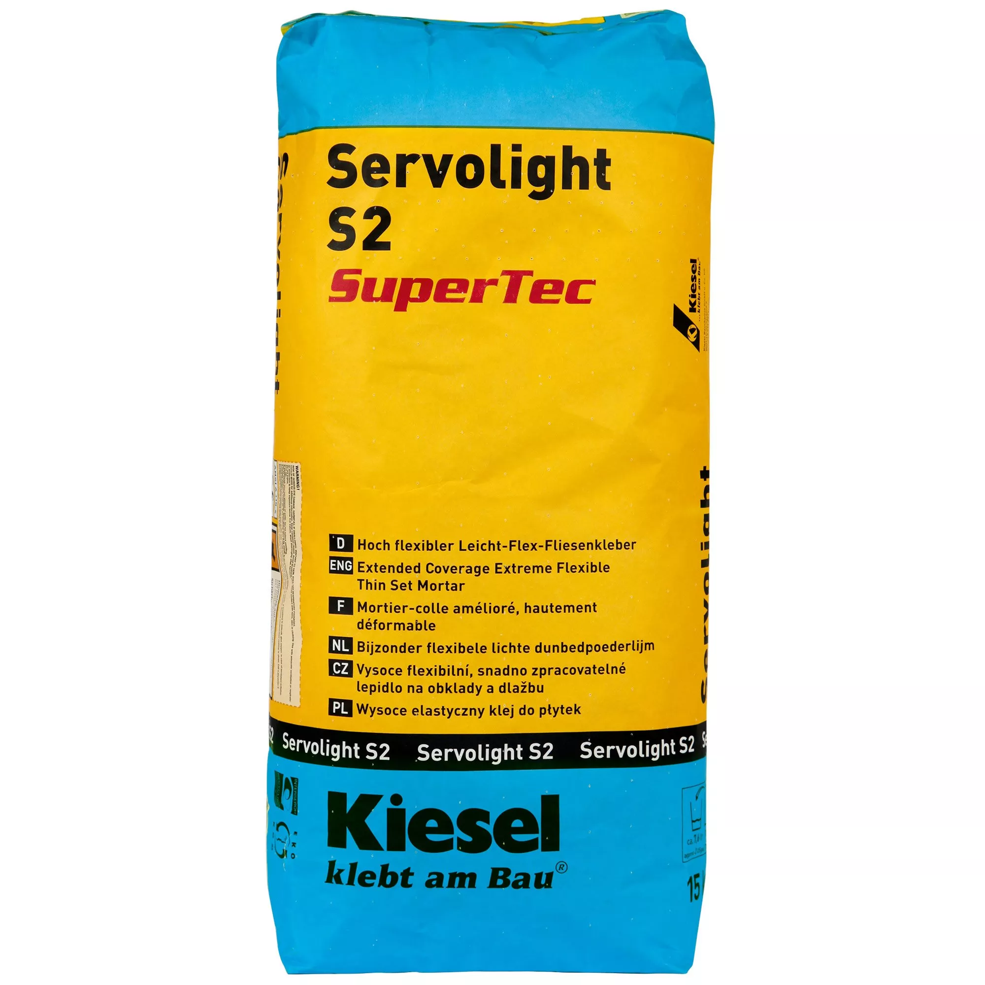 Kiesel Servolight S2 SuperTec - Mycket Flexibelt Limflexlim (15 Kg)