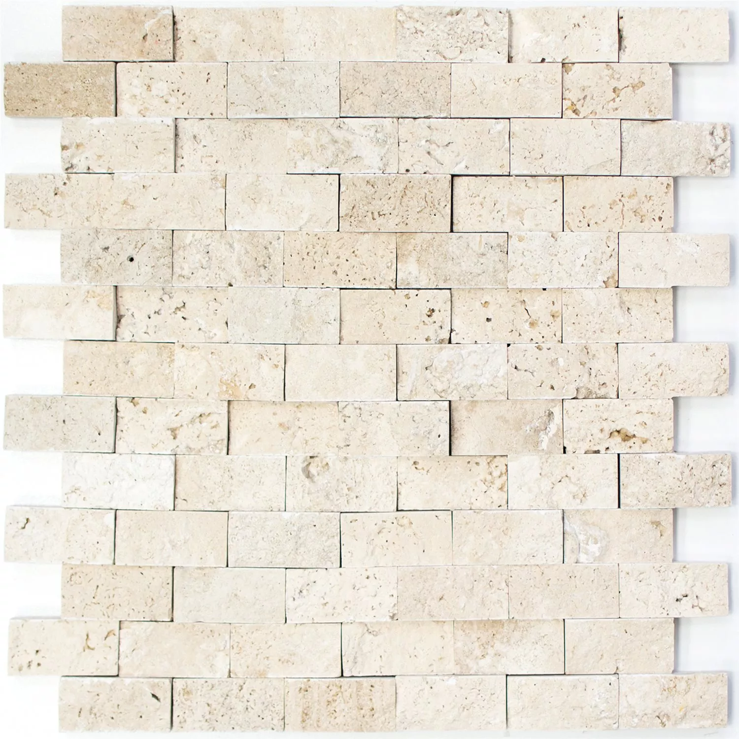 Prov Mosaik Travertin Barga Beige 3D