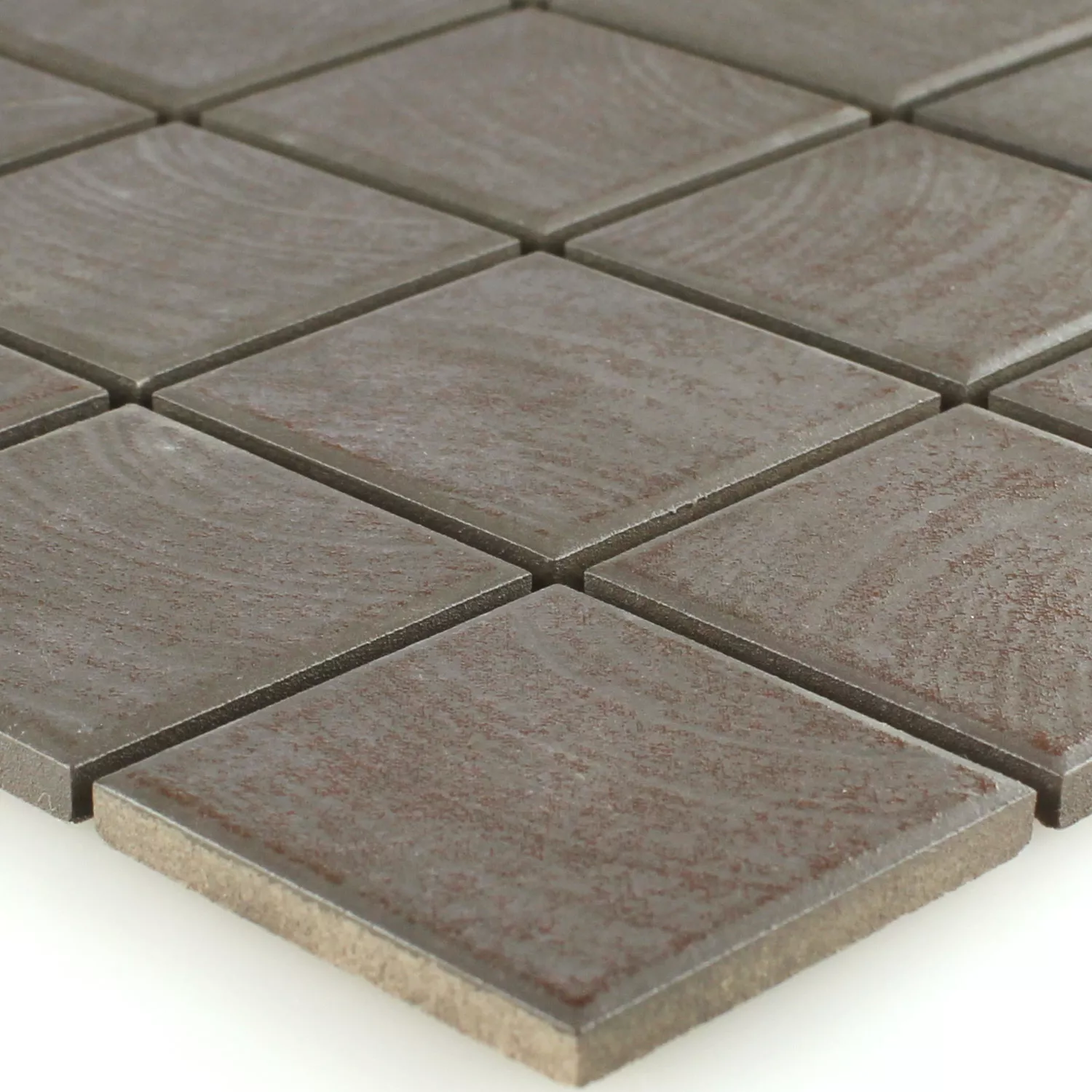 Mosaik Keramik Anti-Slip Brun Strukturerad Mosaik Keramik Anti-Slip Brun Strukturerad
