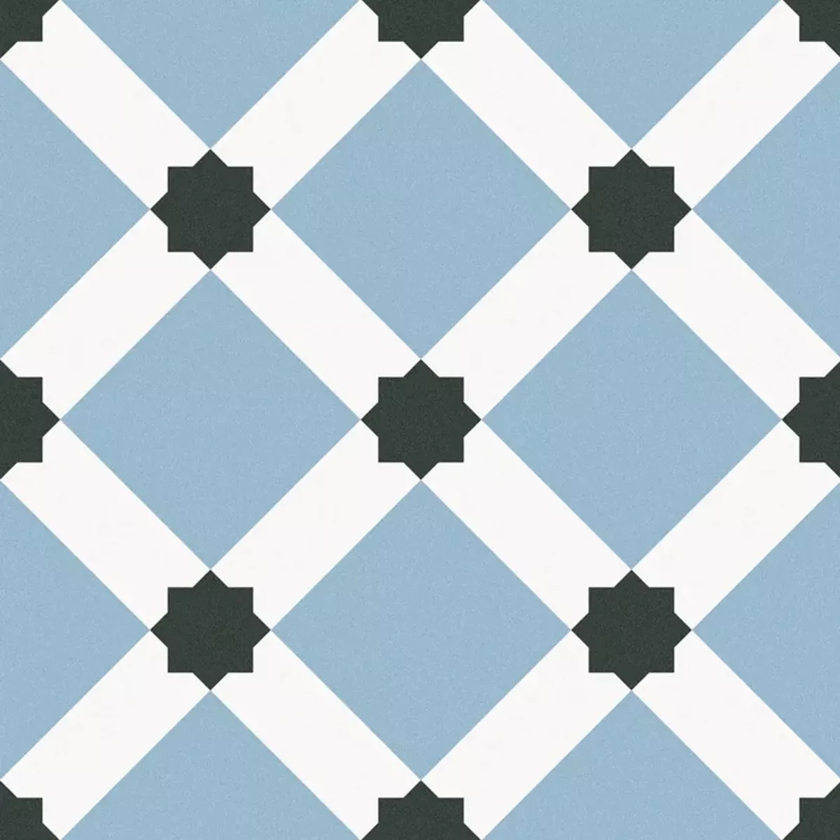 Atlantica Colmar Blå Vit 25x25 cm