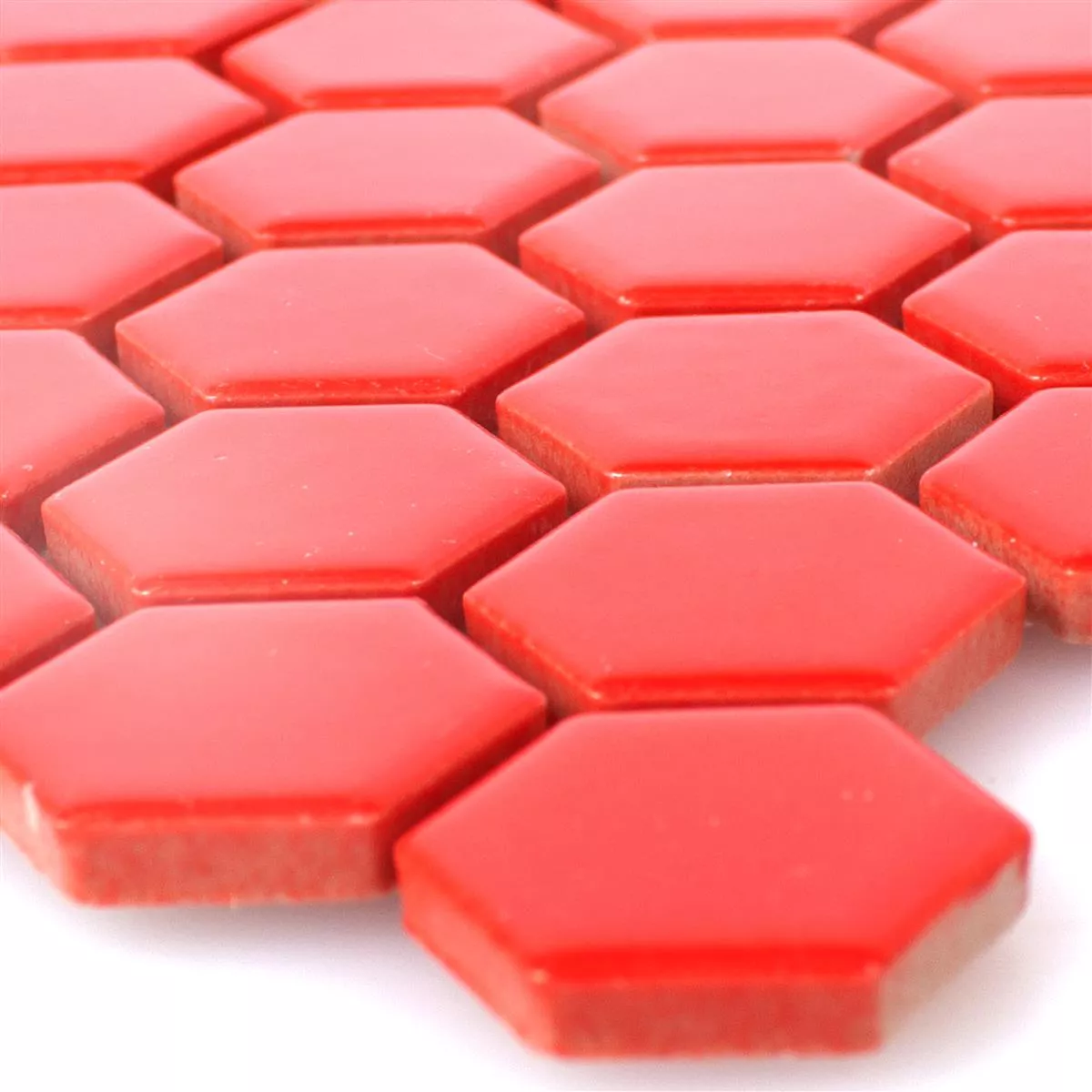 Keramik Mosaik Zenon Röd Matt Keramik Mosaik Zenon Röd Matt
