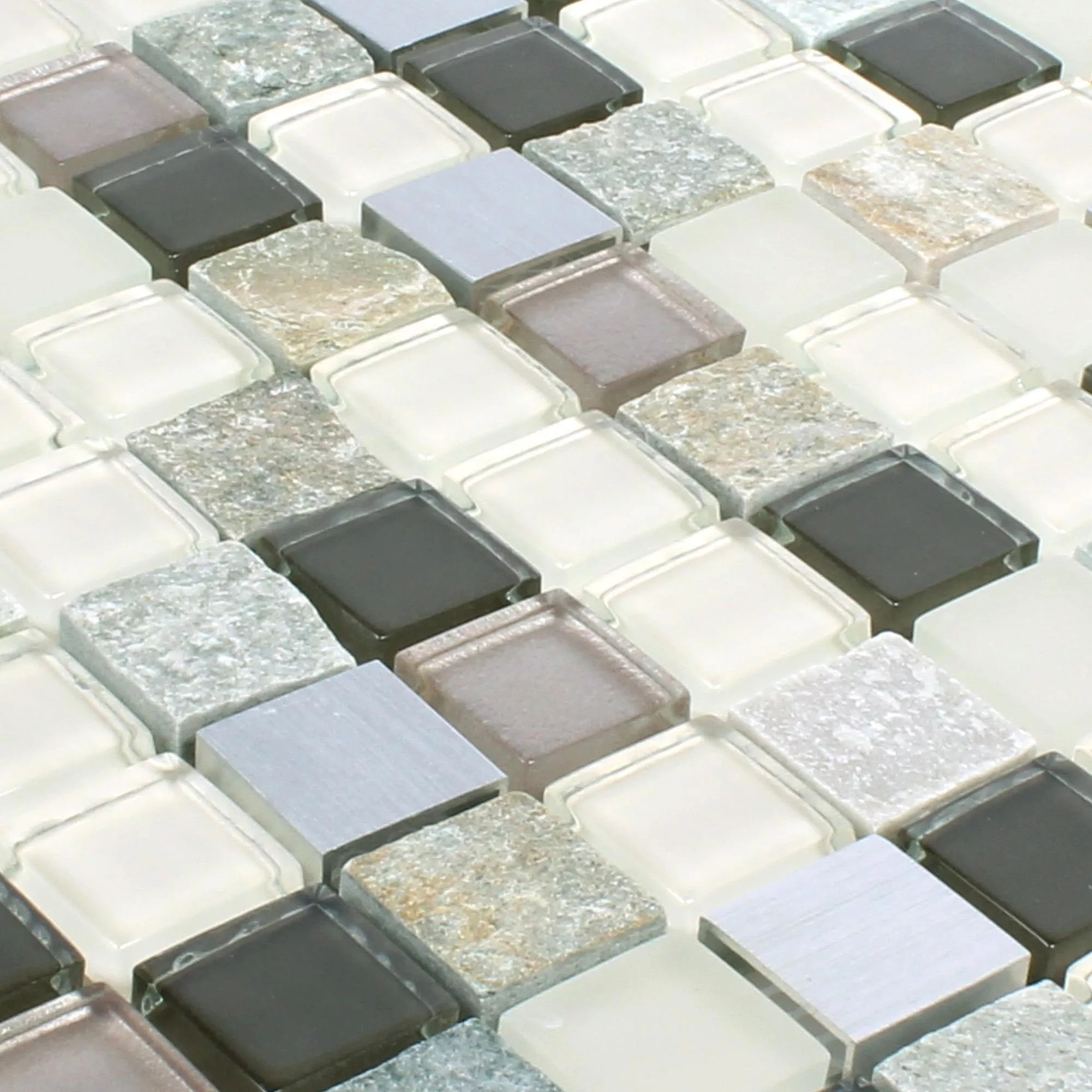 Prov Mosaik Natursten Glas Metall Mix Altona