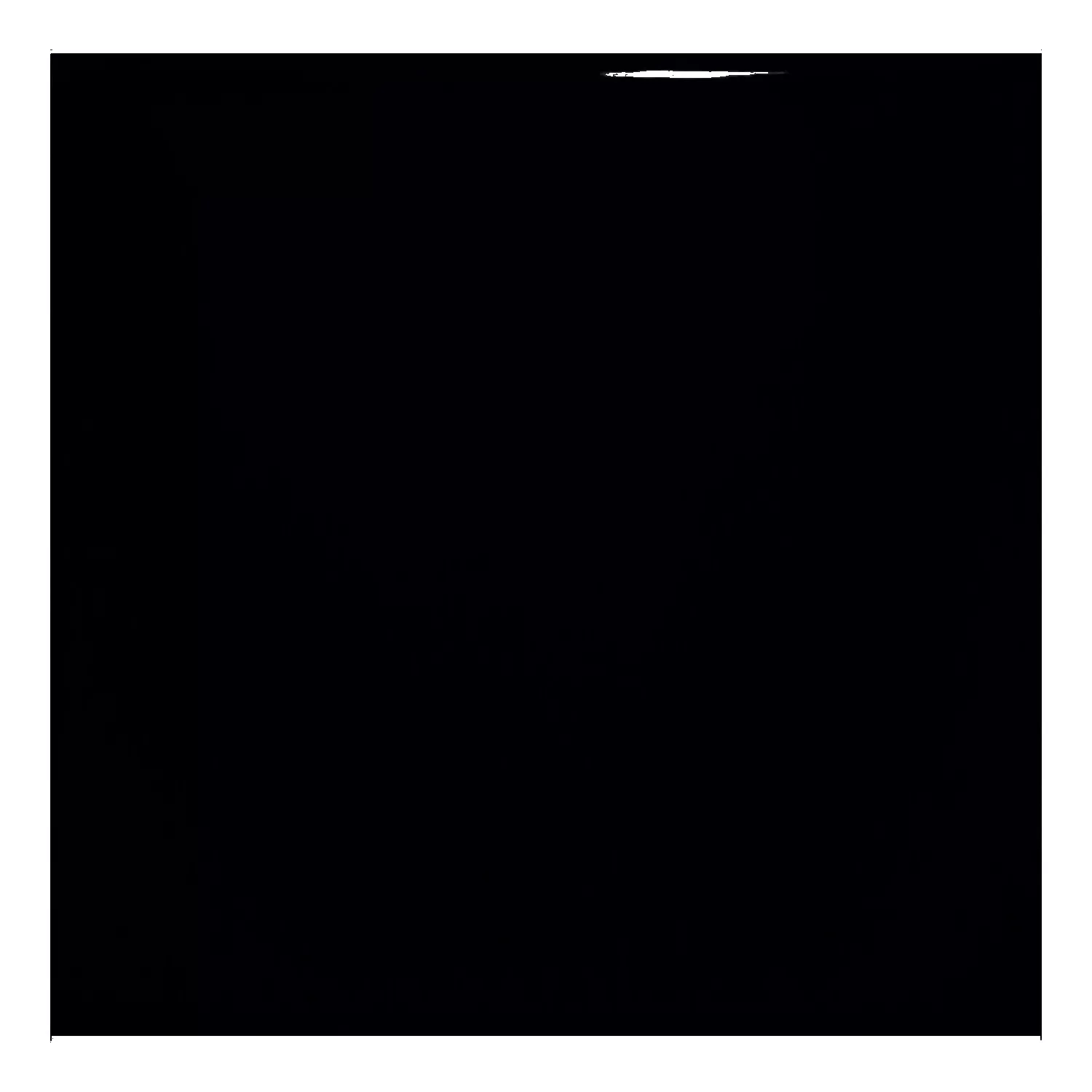 Metro kakel Svart Glänsande 15x15 cm Utan Fasett Miona Negro