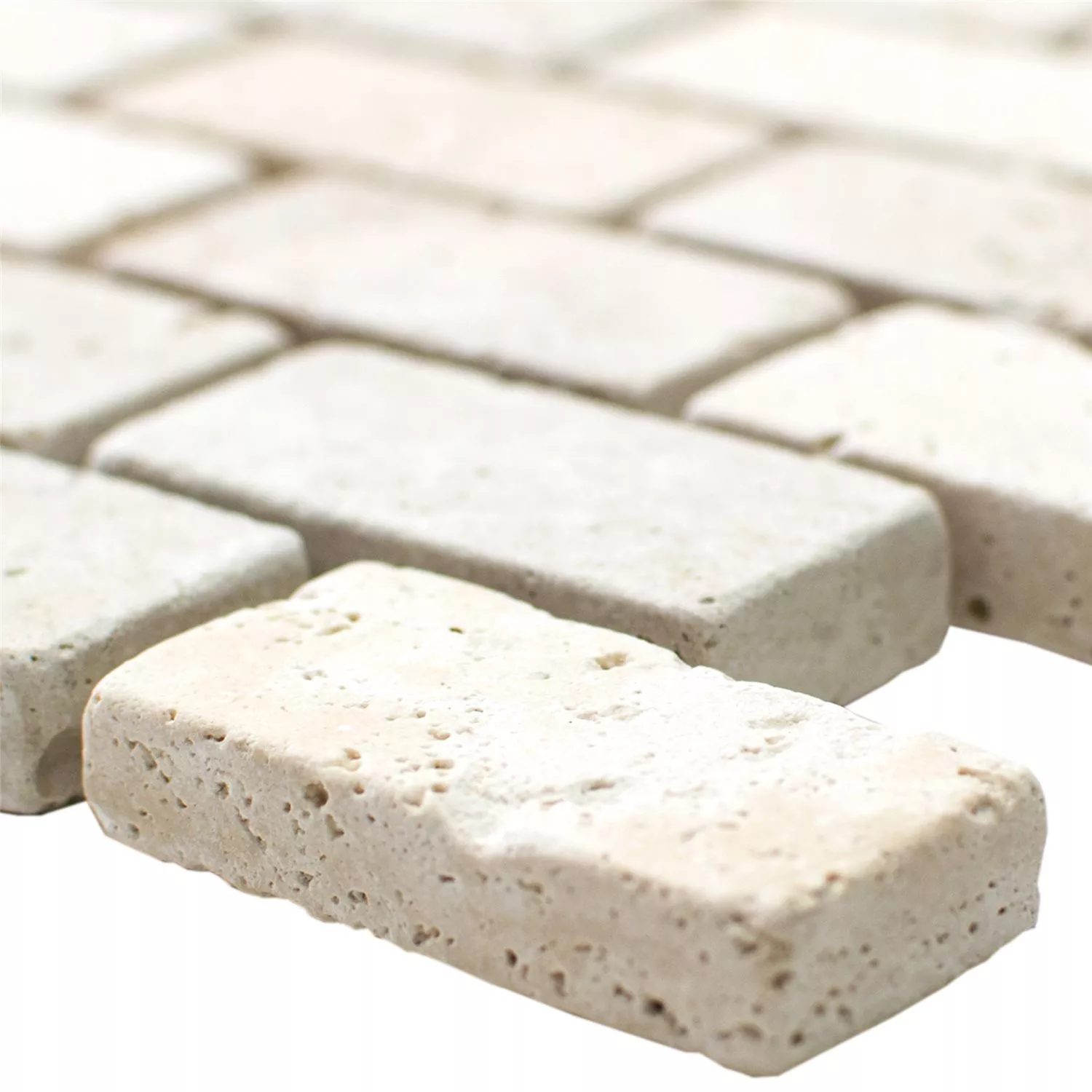 Prov Mosaik Travertin Barga Beige Brick