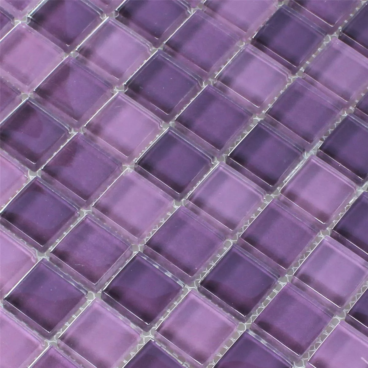 Prov Mosaik Glas Kristall Lila Mix