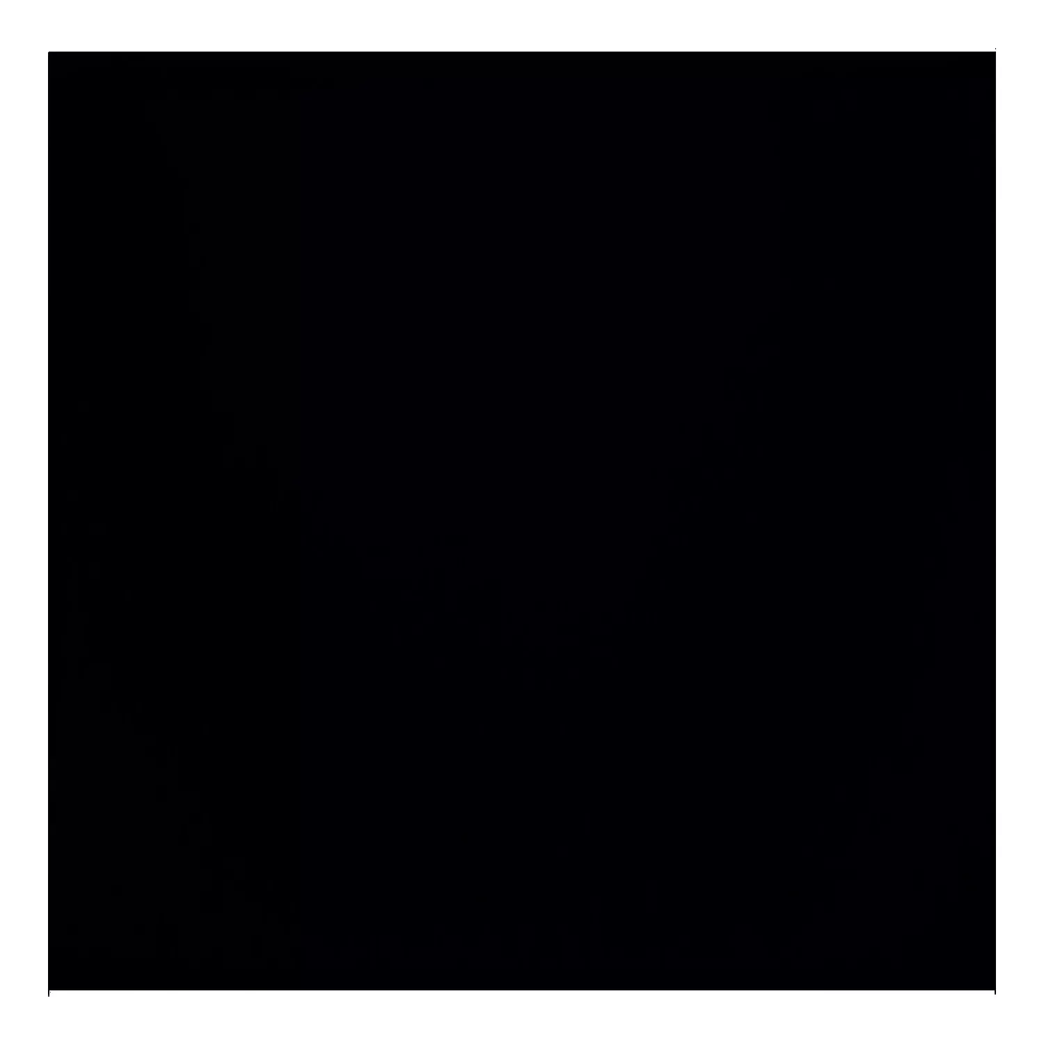 Metro kakel Svart Matt 10x10 cm Utan Fasett Freyburg Negro