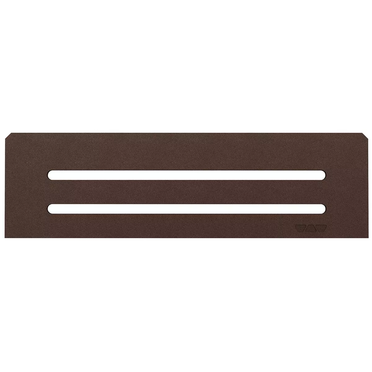 Nischvägghylla Schlüter rektangulär 30x8,7cm Vågbrons