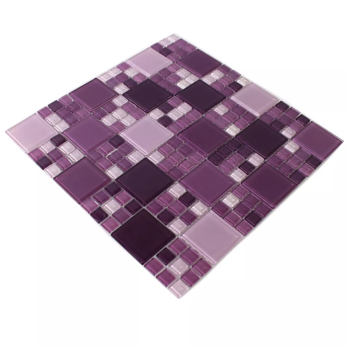 Glasmosaik Purple Mix