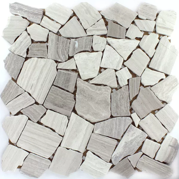 Mosaik Marmor Brott Karamell Beige