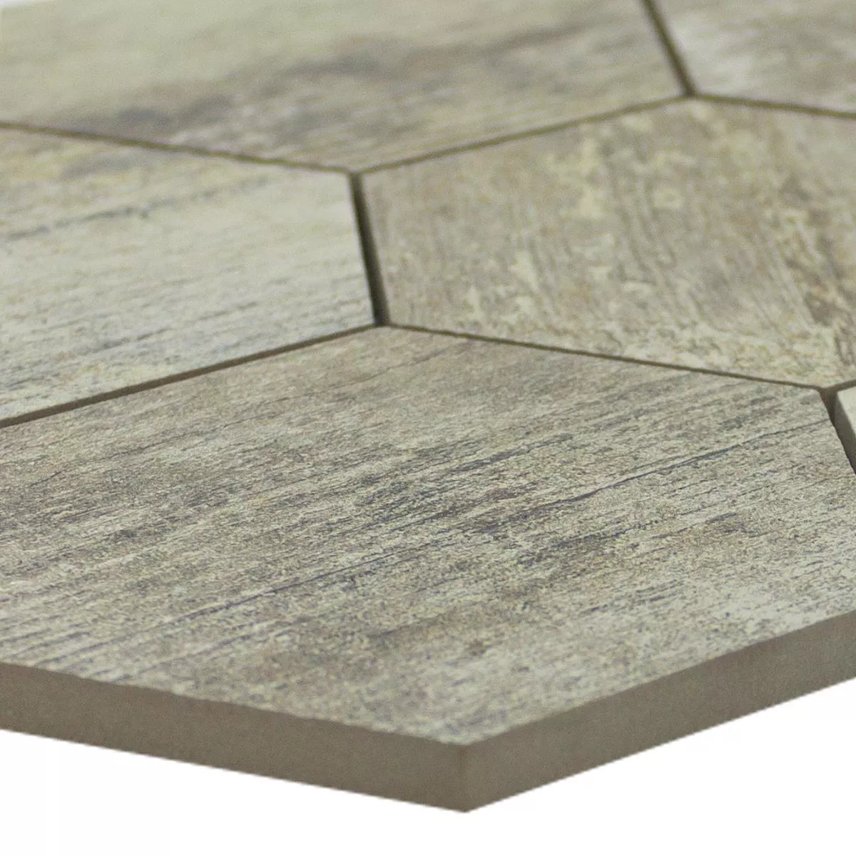 Stengods Mosaik Hexagon Straubing Beige