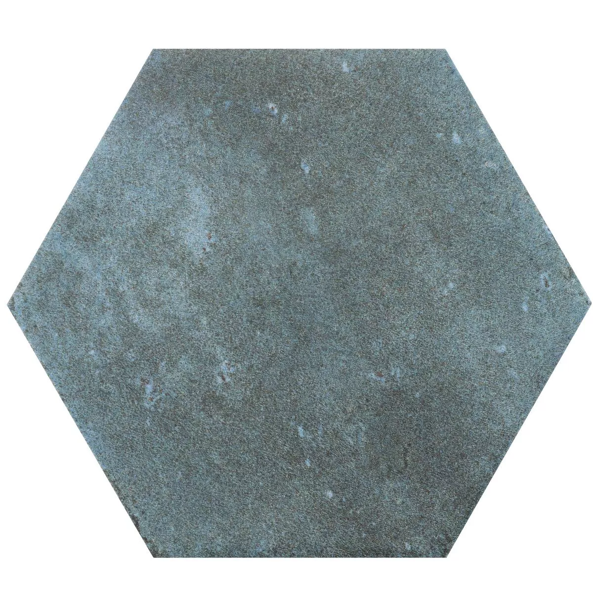 Prov Klinker Arosa Matt Hexagon Blå 17,3x15cm