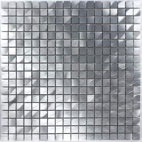 Mosaik Aluminium Mono Silver 15x15x8mm