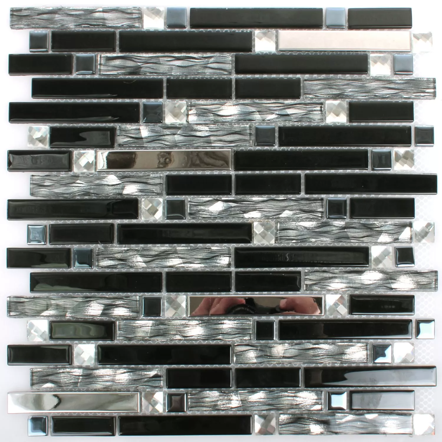 Mosaik Malaya Svart Silver