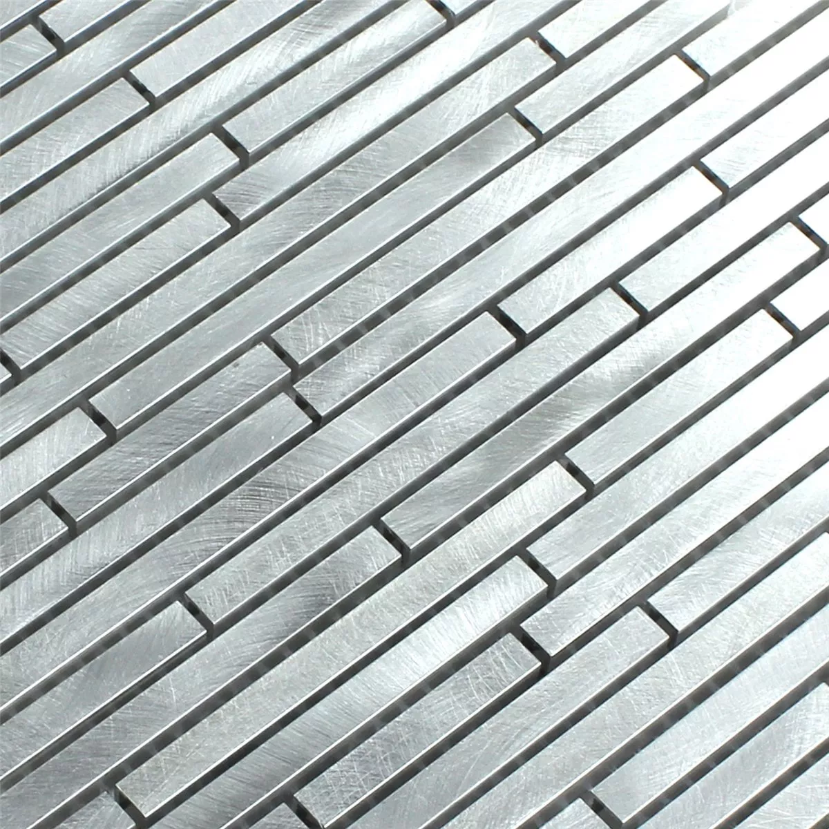 Mosaik Aluminium Silver Stripes