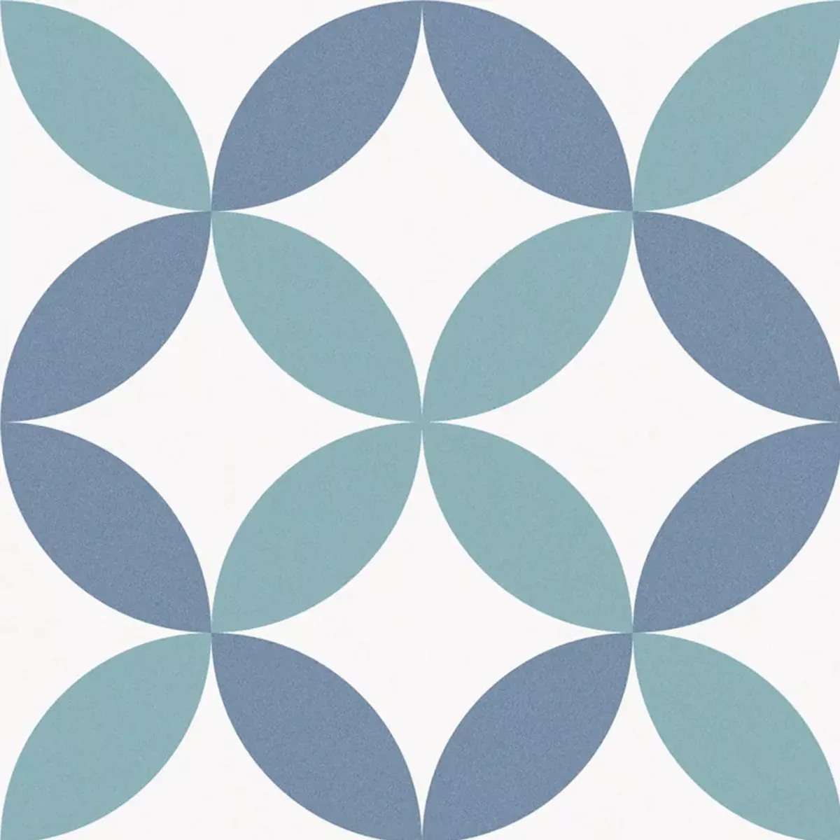 Atlantica DaVinci Blå Vit 25x25 cm