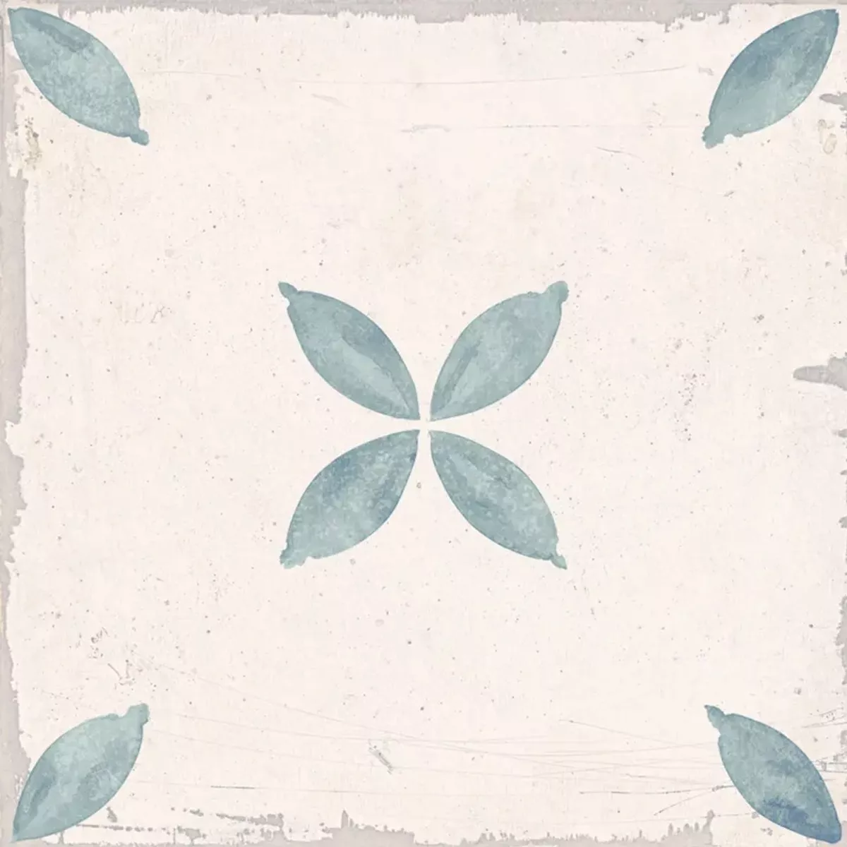 Pelin Ljusblå Kräm 25x25 cm