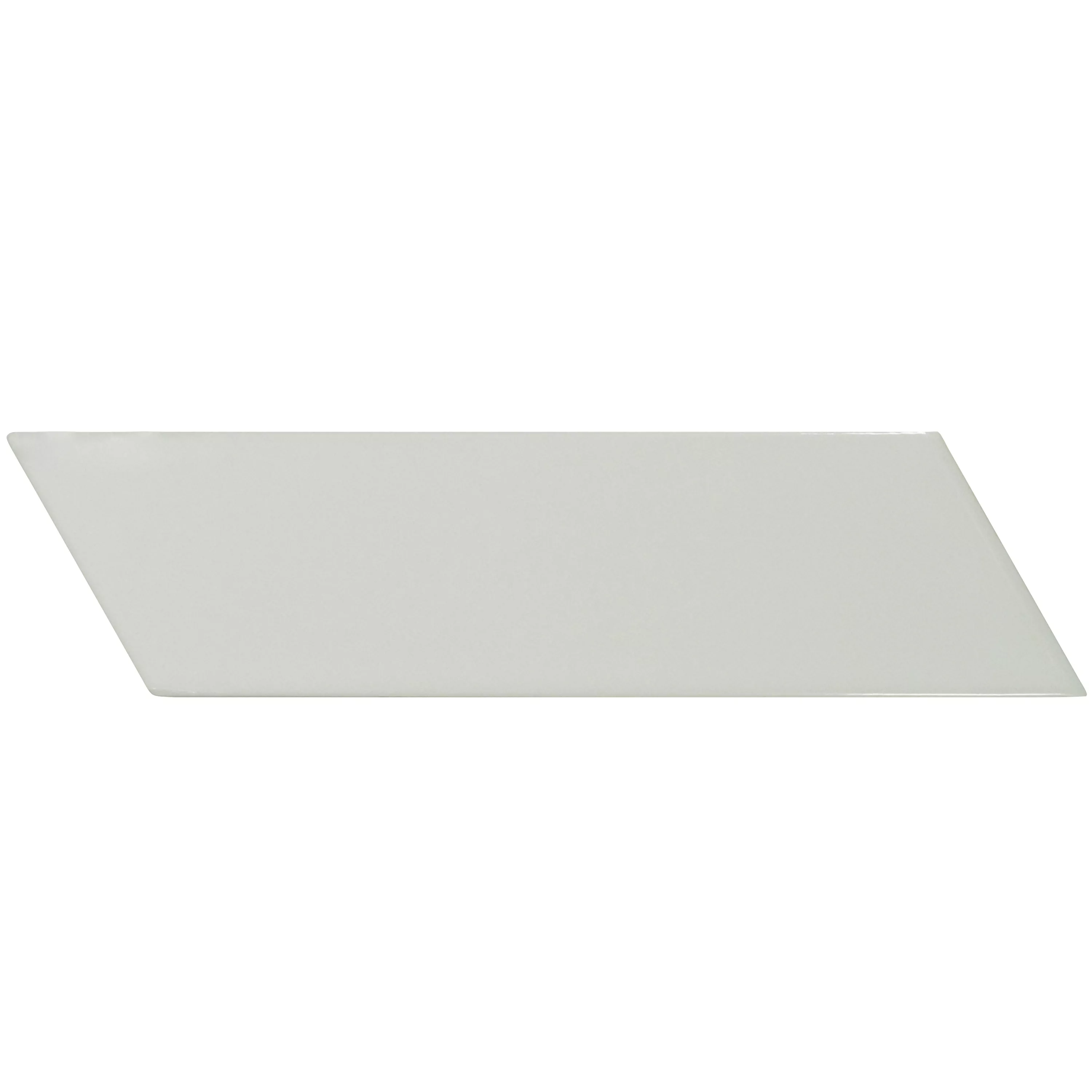 Prov Kakel Silex 18,6x5,2cm Pastellgrön Diagonalt Höger