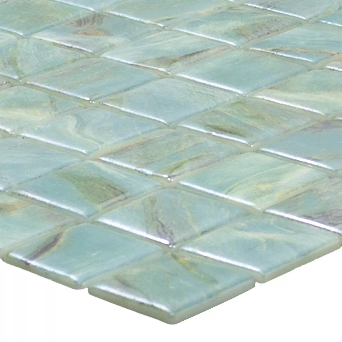 Glas Simbassäng Mosaik Alassio Turkos 25