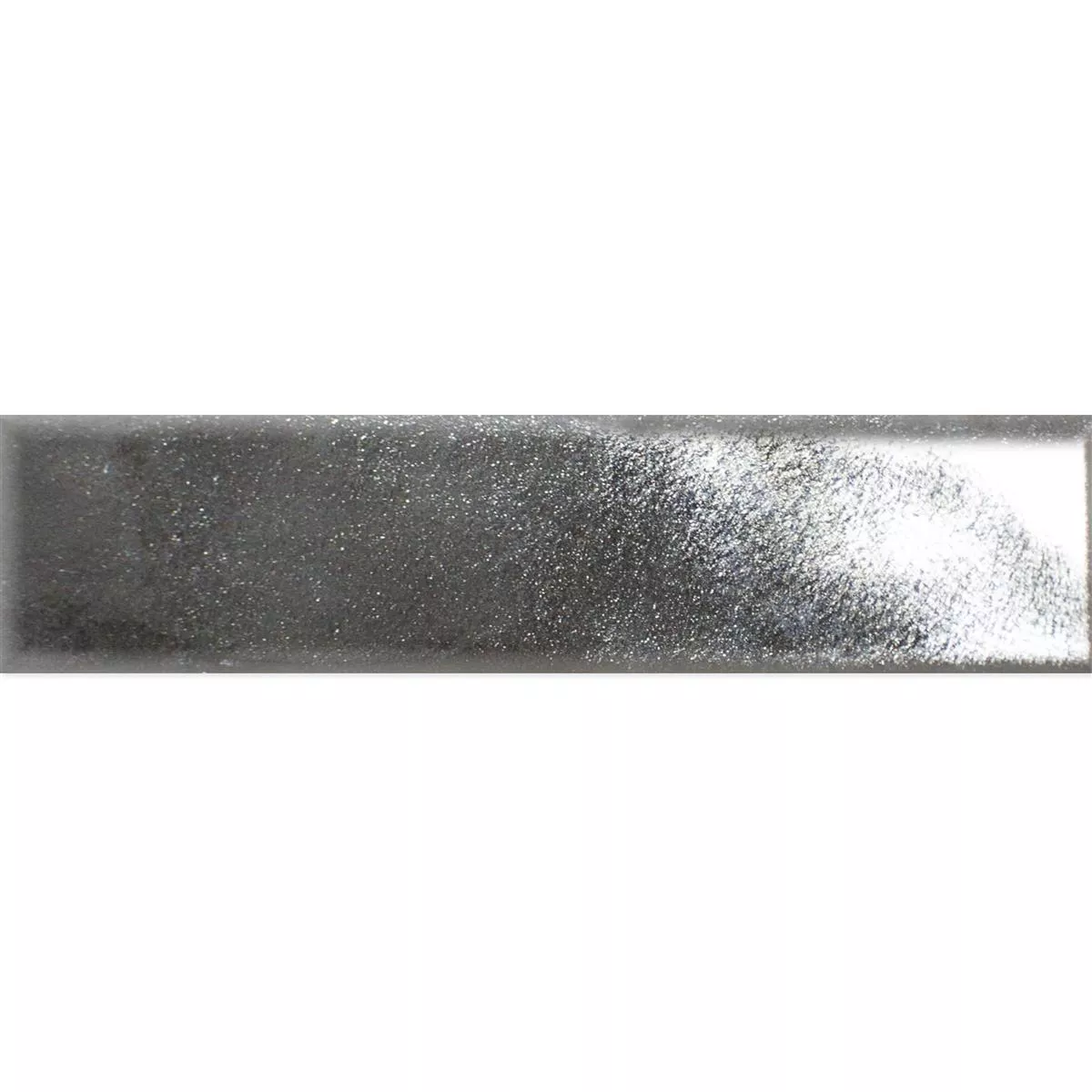 Kakel Tamaris Flora Glänsande Korrugerad Silver 5x25cm  Kakel Tamaris Flora Glänsande Korrugerad Silver 5x25cm