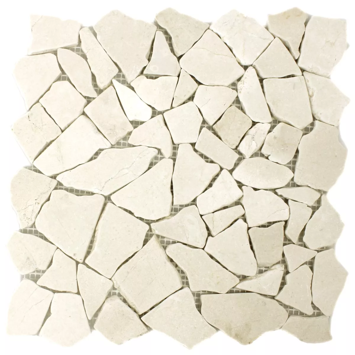 Prov Mosaik Marmor Brott Botticino