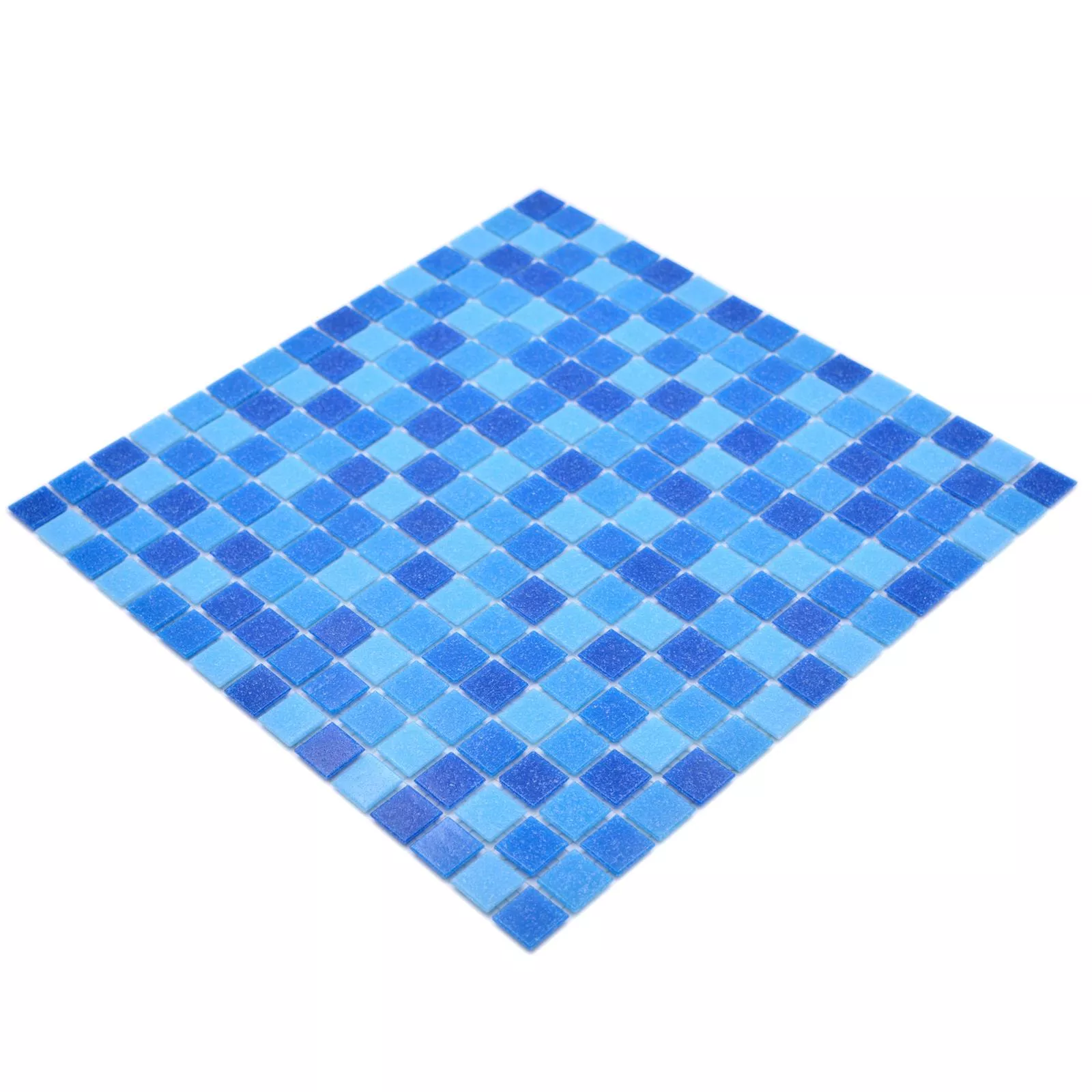 Prov Simbassäng Mosaik North Sea Blå Ljusblå Mix