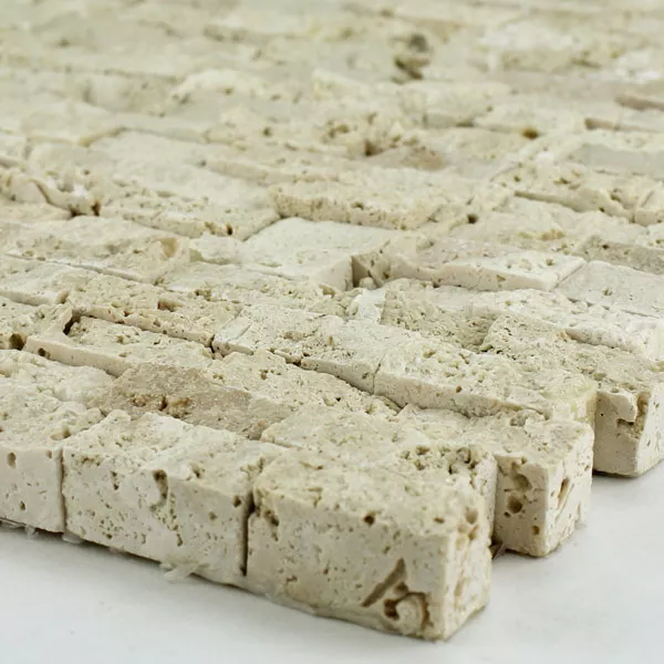 Mosaik Marmor Väggtegel Beige Mosaik Marmor Väggtegel Beige