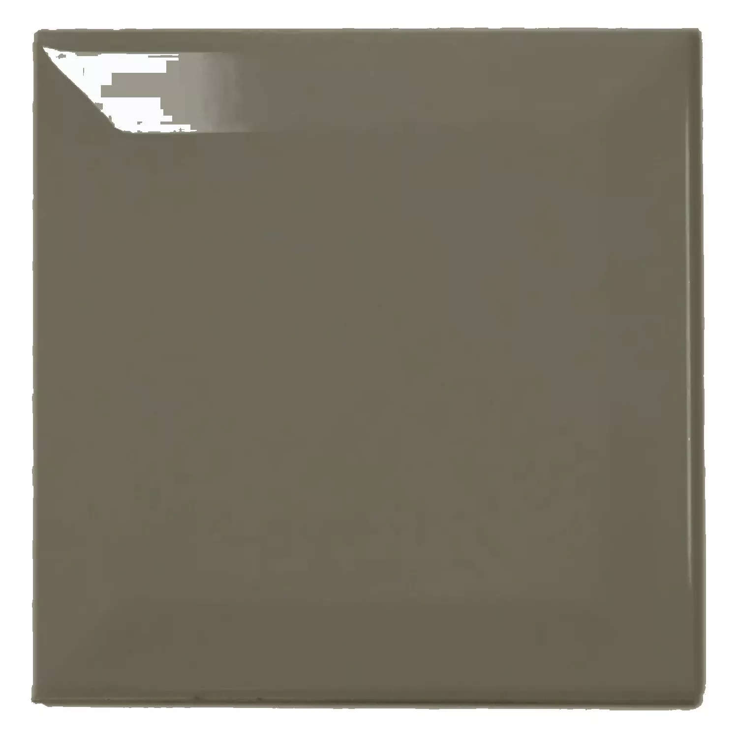 Metro kakel Grå Glänsande 10x10 cm Med Fasett Catarina Dark Grey