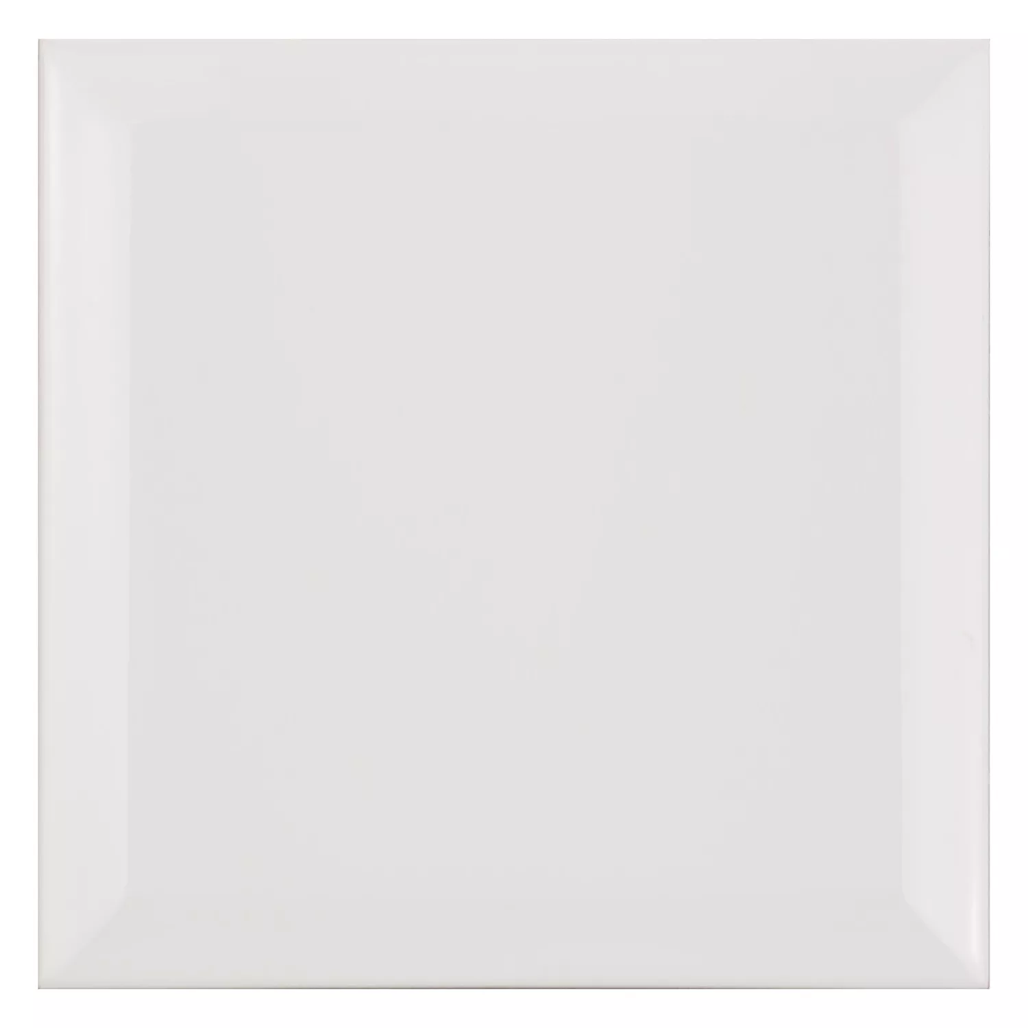 Metro kakel Vit Matt 15x15 cm Med Fasett Eris Blanco