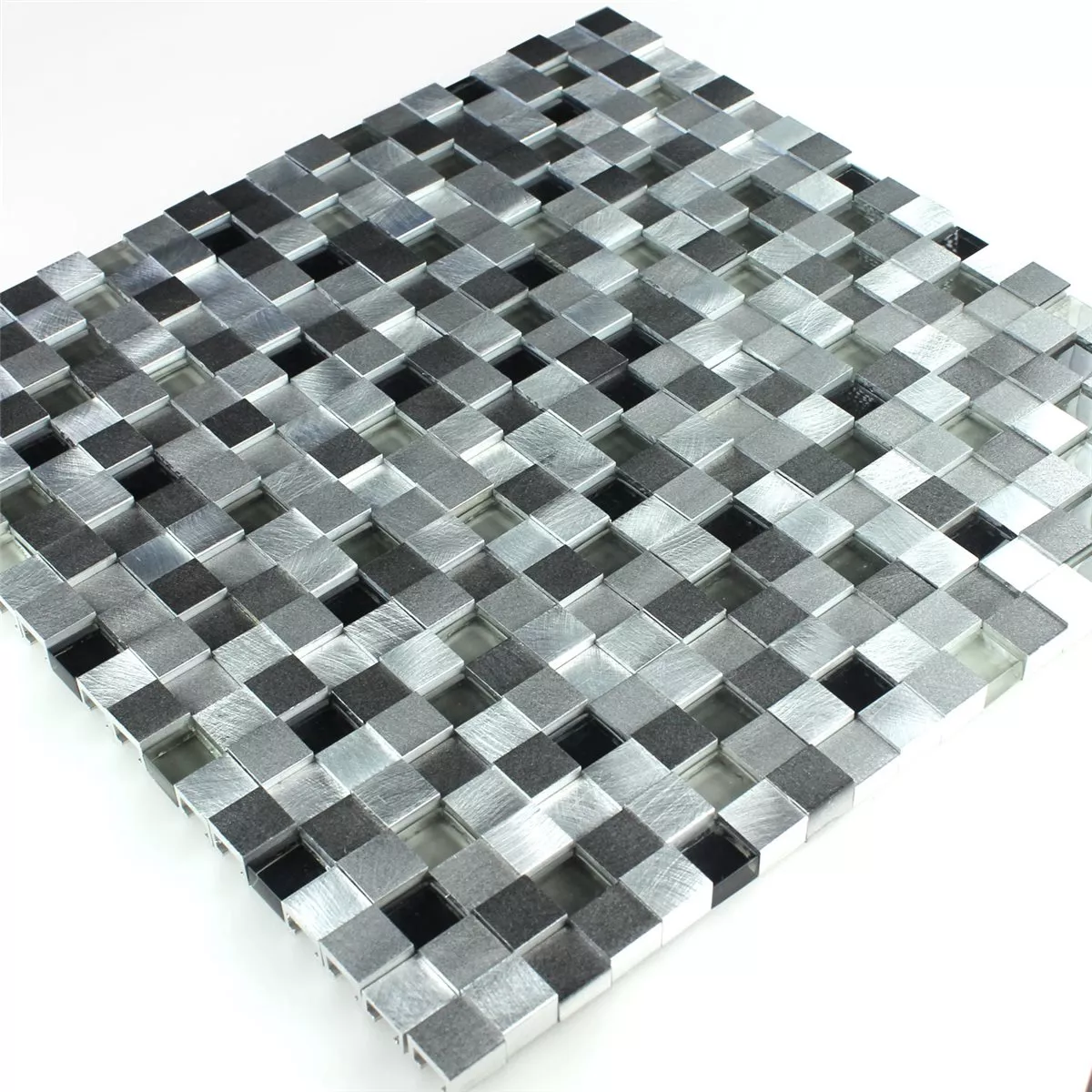 Prov Design Aluminium Glas D Mosaik Black Mix