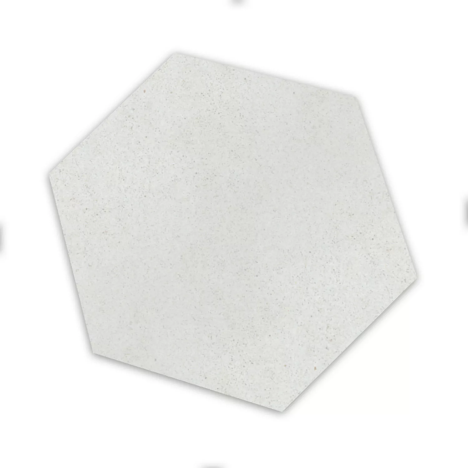 Cement Optik Hexagon Klinker Alicante Blanco