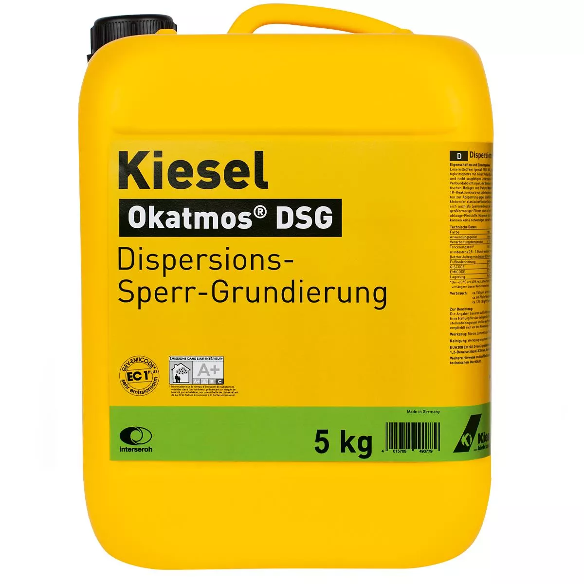 Dispersion primer pebble Okatmos DSG 5 kg Dispersion primer pebble Okatmos DSG 5 kg