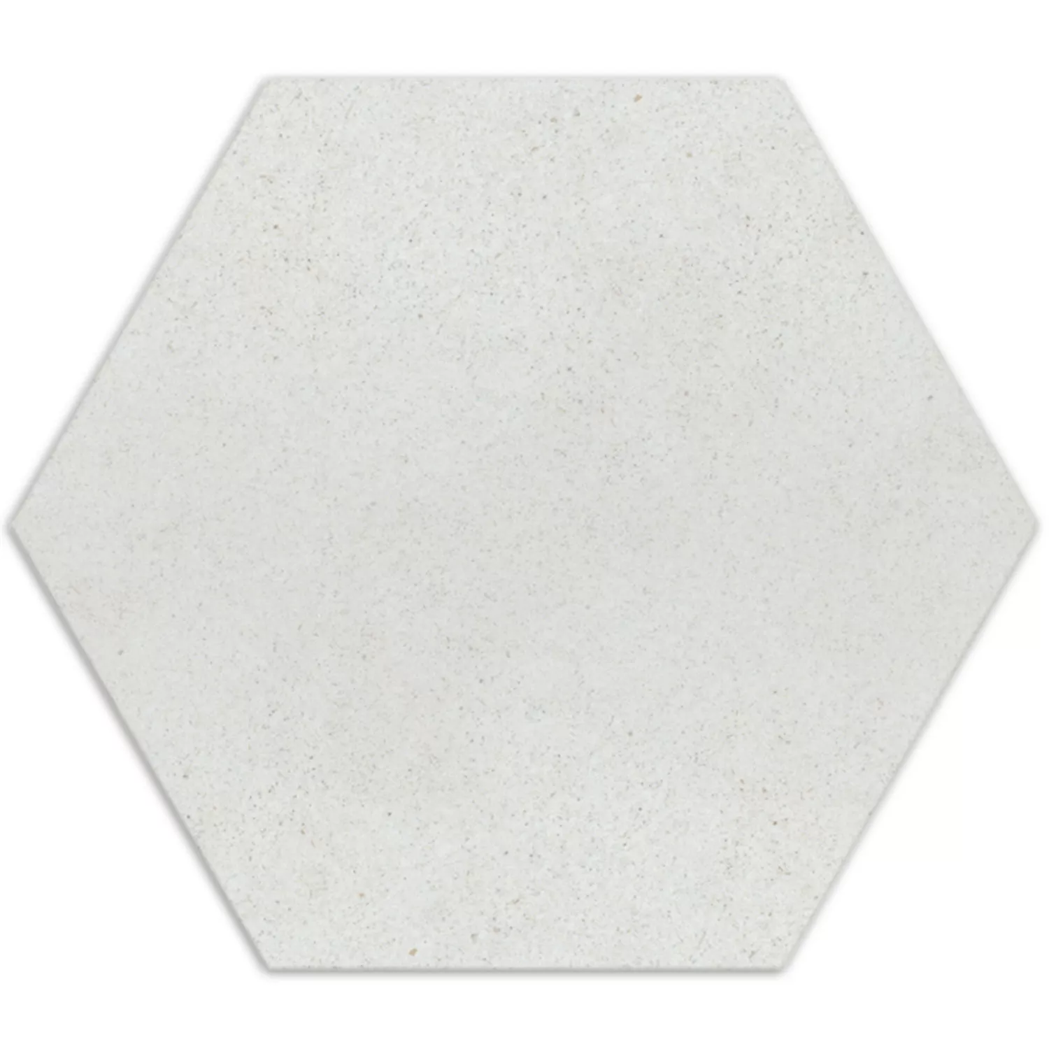 Prov Cement Optik Hexagon Klinker Alicante Blanco
