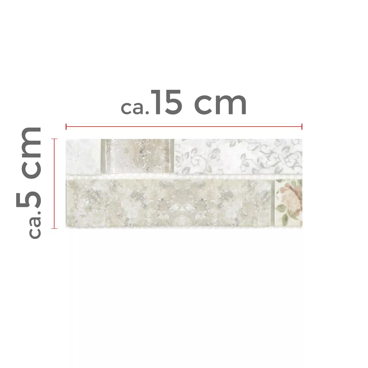 Prov Glasmosaik Plattor Lyonel Shalom Brick Prov Glasmosaik Plattor Lyonel Shalom Brick
