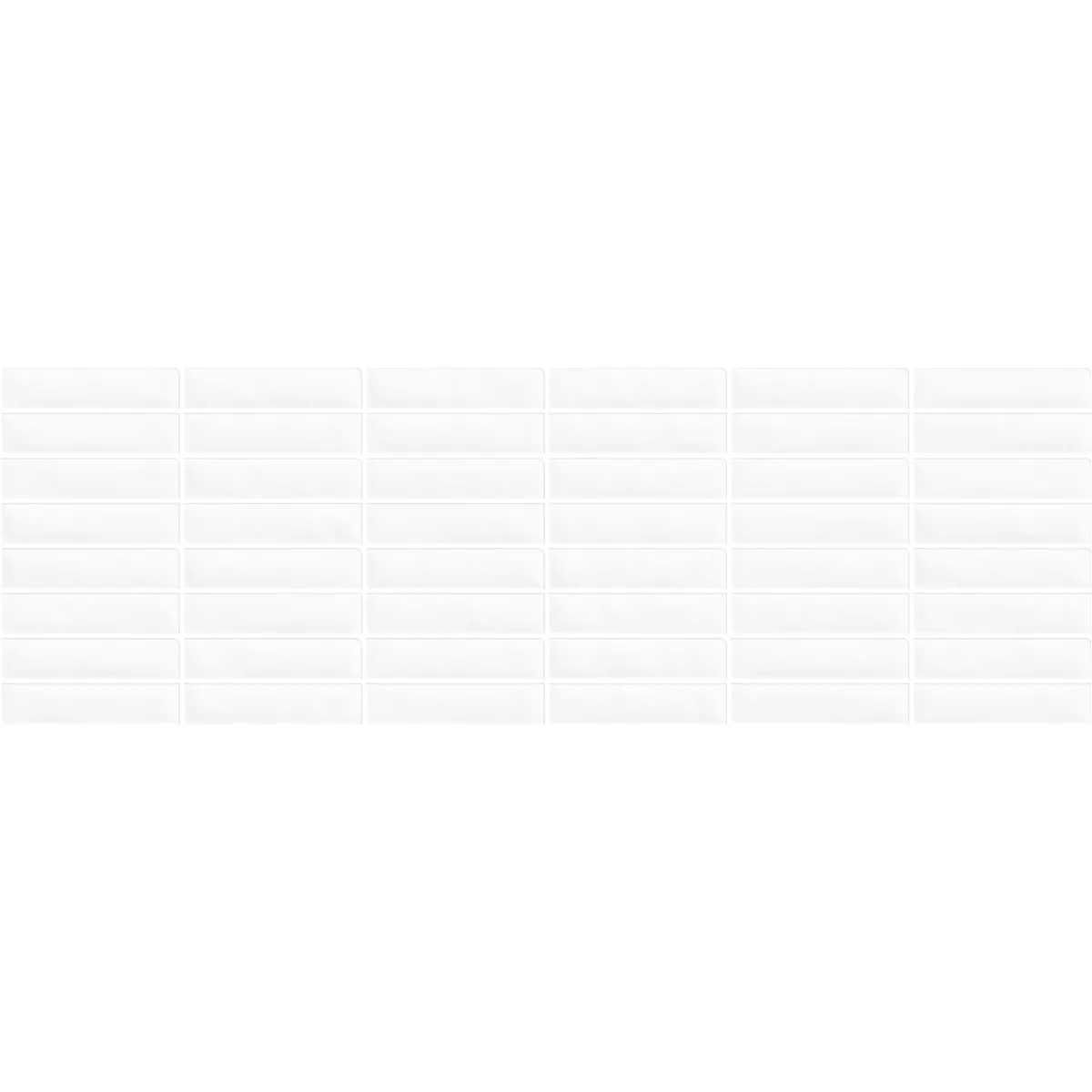 Ferrum Weiß Glänzend 24x74 cm