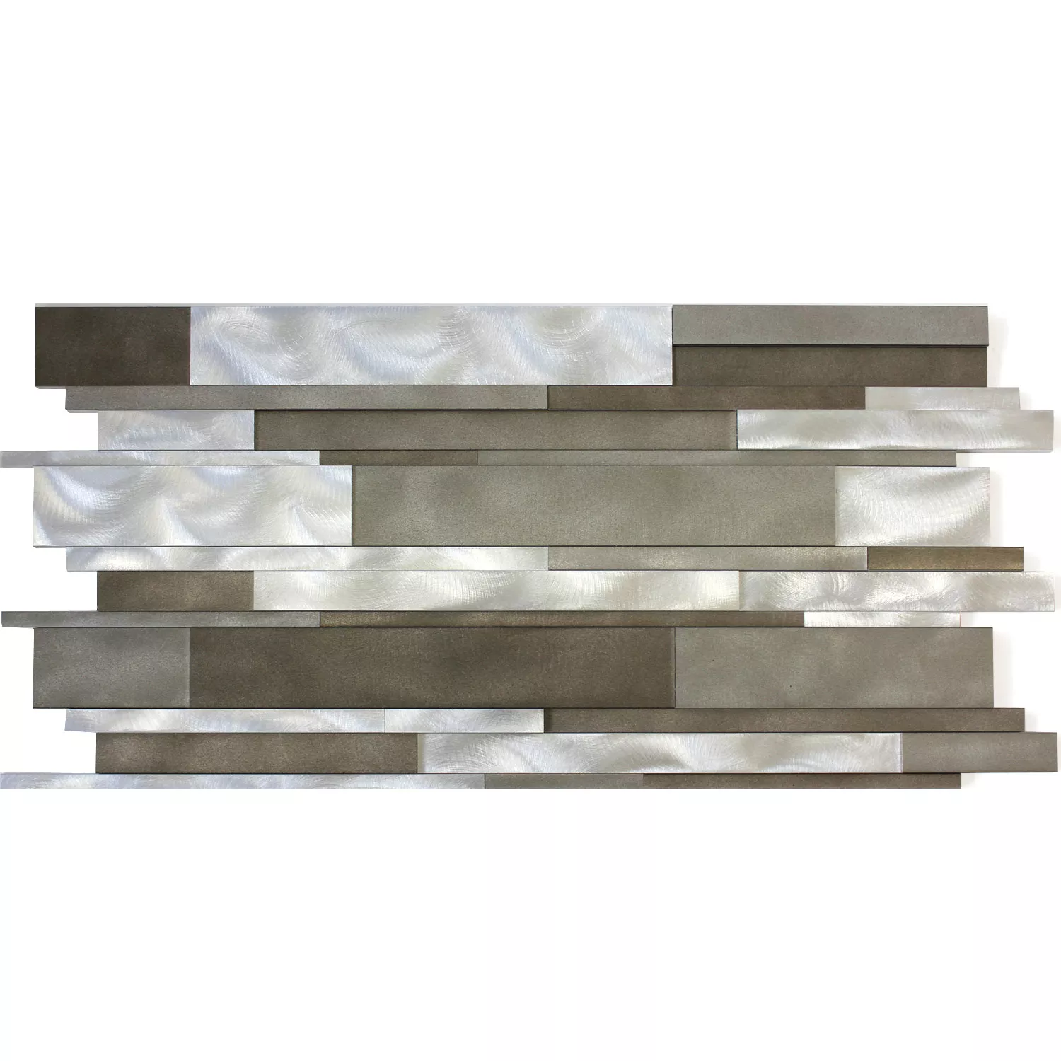 Aluminium Metall Mosaik Talara Slam Mix 300x600mm