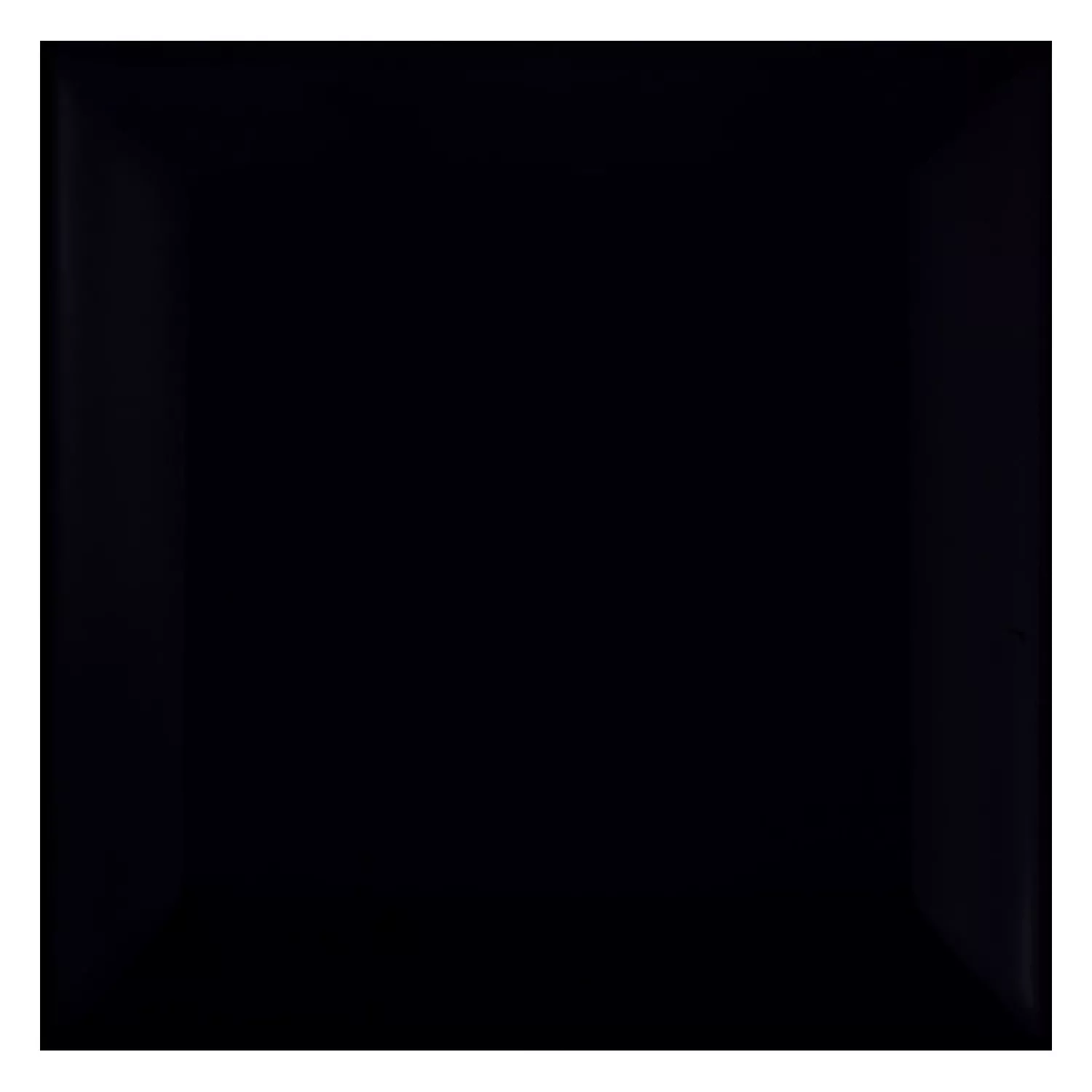 Metro kakel Svart Matt 10x10 cm Med Fasett Catarina Negro