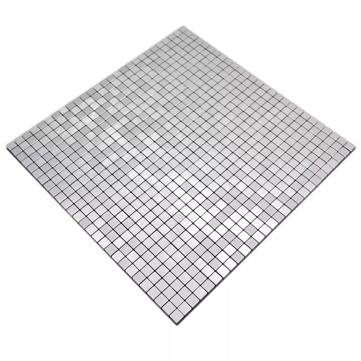 Prov Metall Mosaik Wygon Självhäftande Silver 