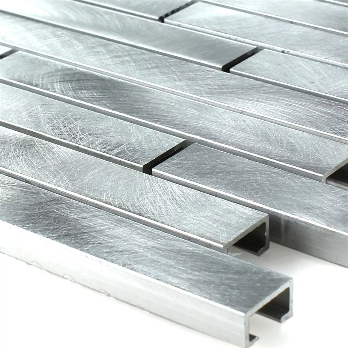 Prov Mosaik Metall Aluminium Silver Mix