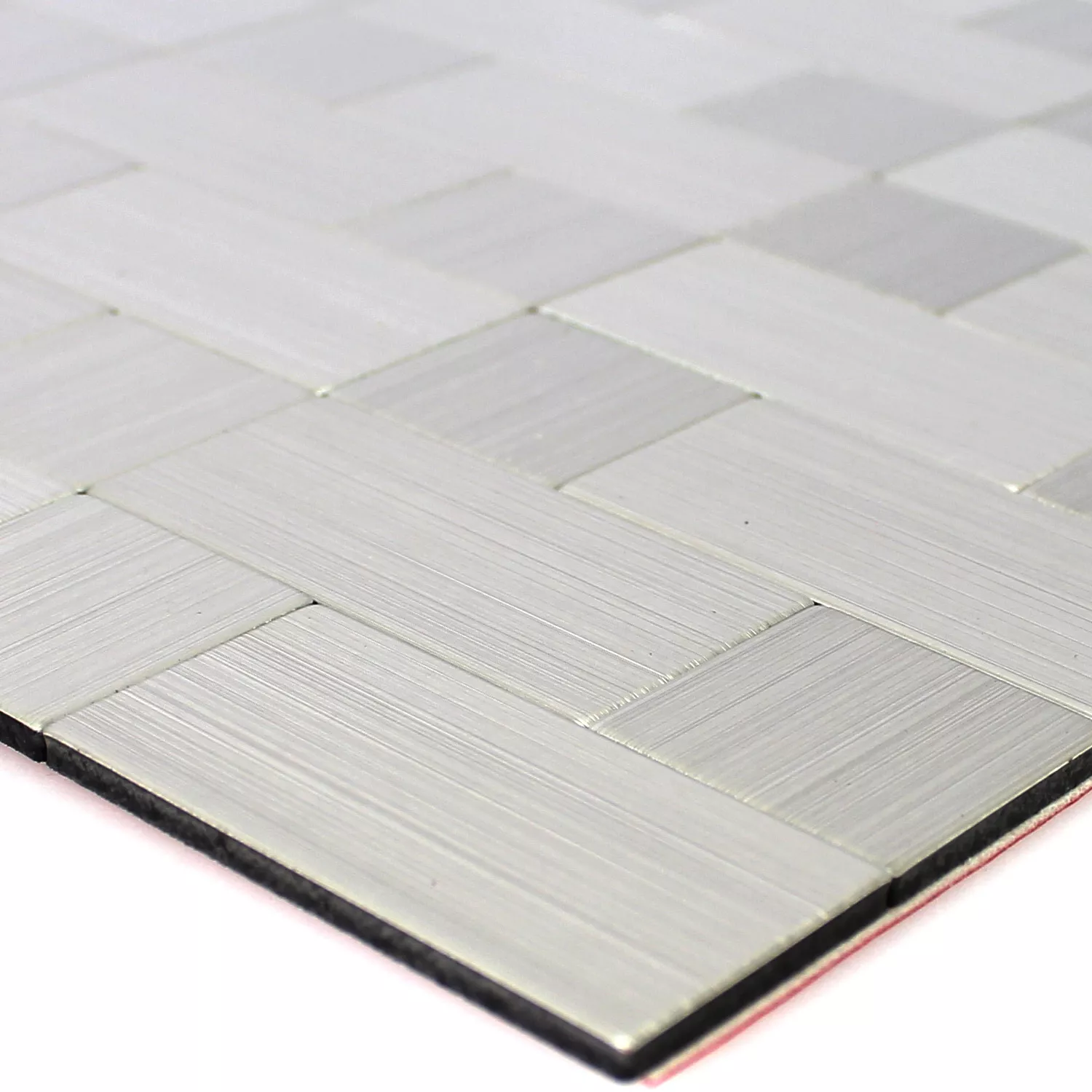 Metall Mosaik Självhäftande Mikros Silver 2Mix