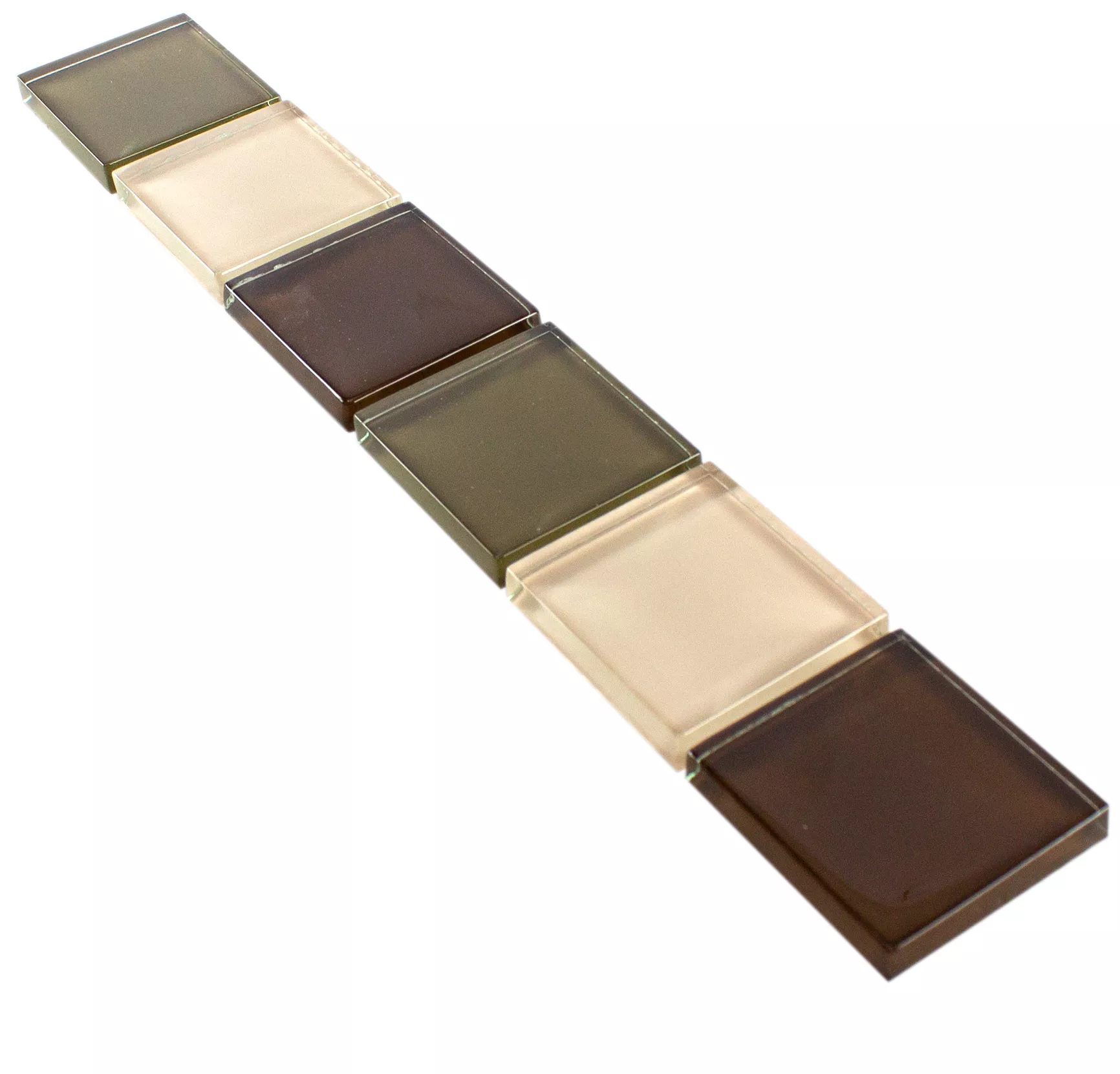Glasplattor Bård Exira Brun Beige
