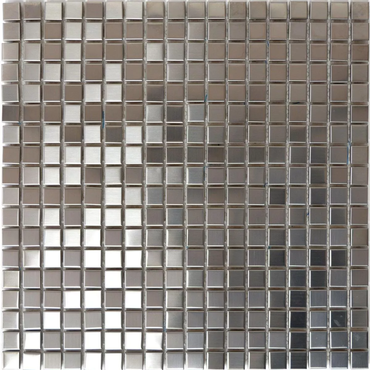 Rostfritt Stål Mosaik Magnet Borstat Fyrkant 15