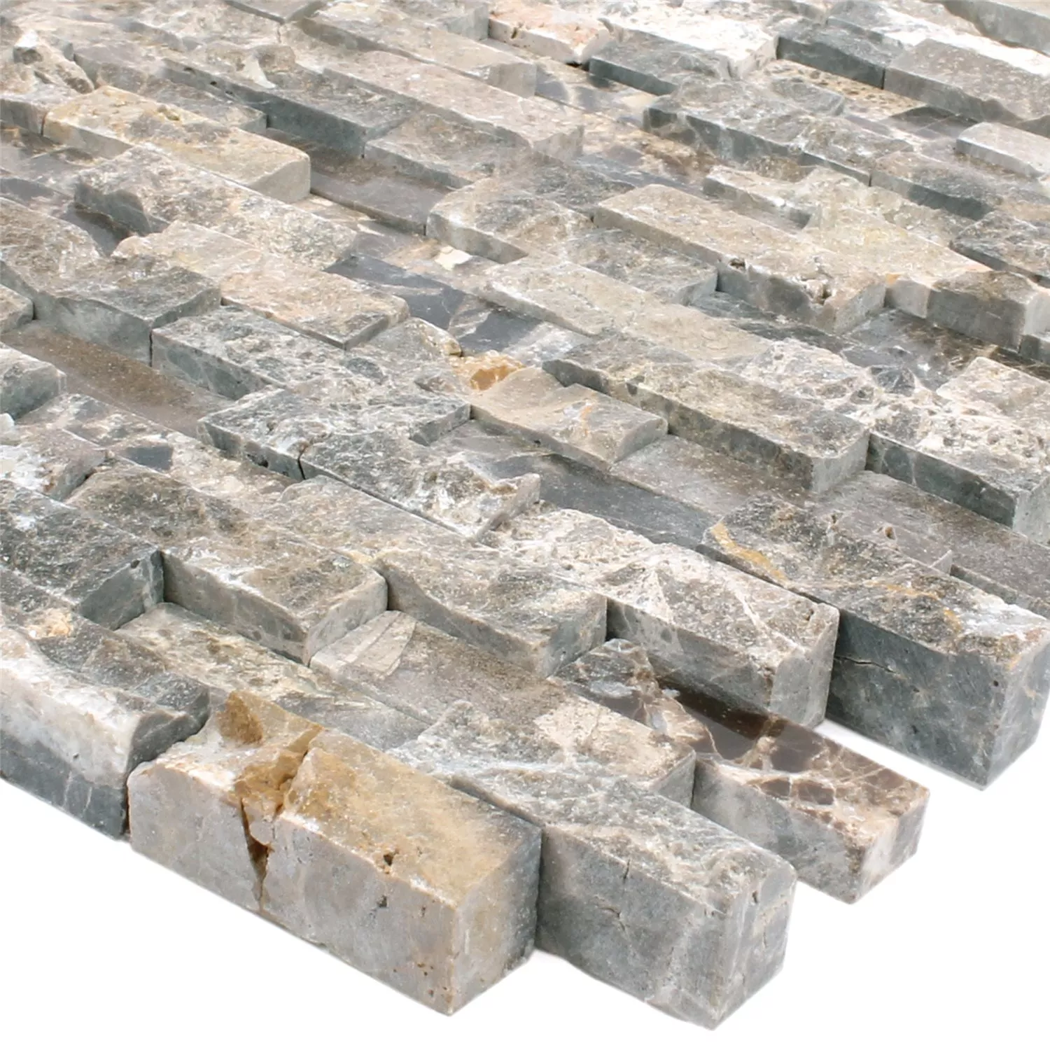 Mosaik Marmor Sirocco Emperador 3D Mosaik Marmor Sirocco Emperador 3D