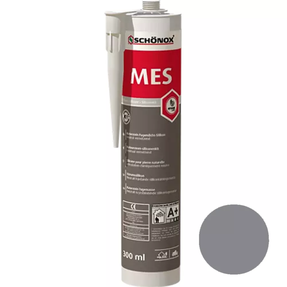 Schönox MES Marmorfogmassa Silikon Platinagrå 300ml