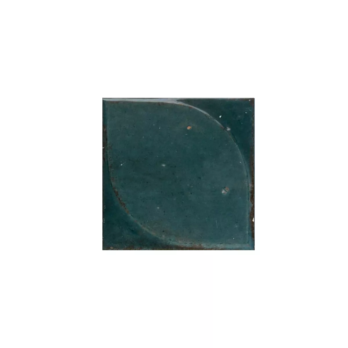 Maryland Blau Glänzend 3D Strukturiert 10x10 cm