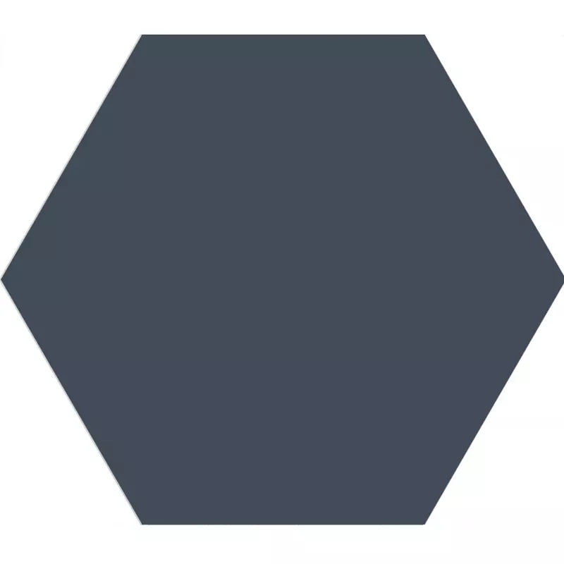 Loire Blå Sexhörning Strukturerad 23x27 cm