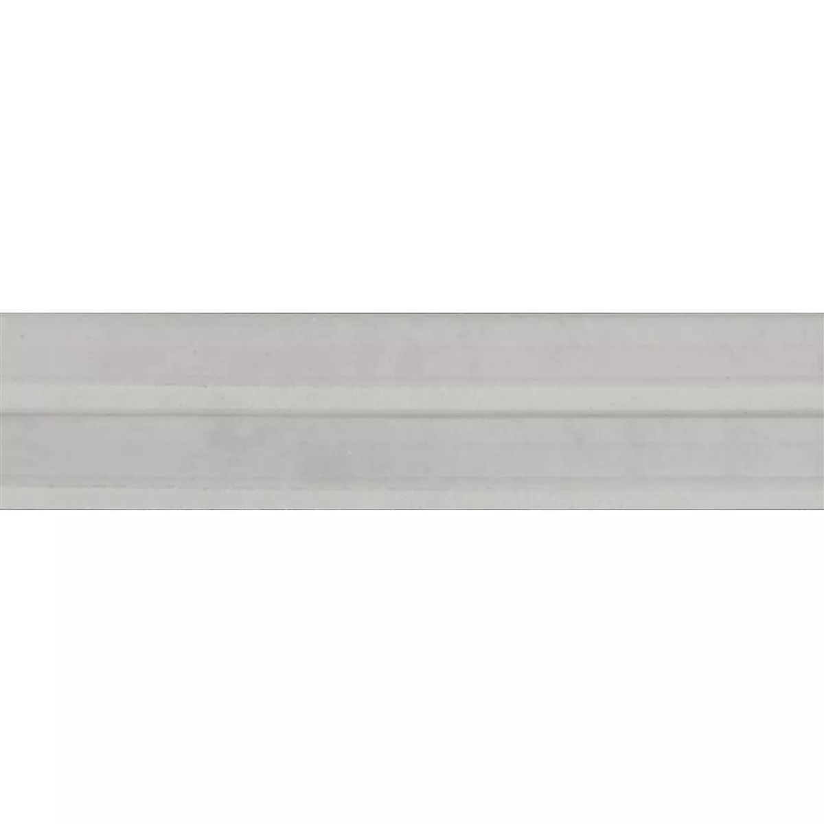 Artemis Vit Glänsande Strukturerad 3D 6x24 cm