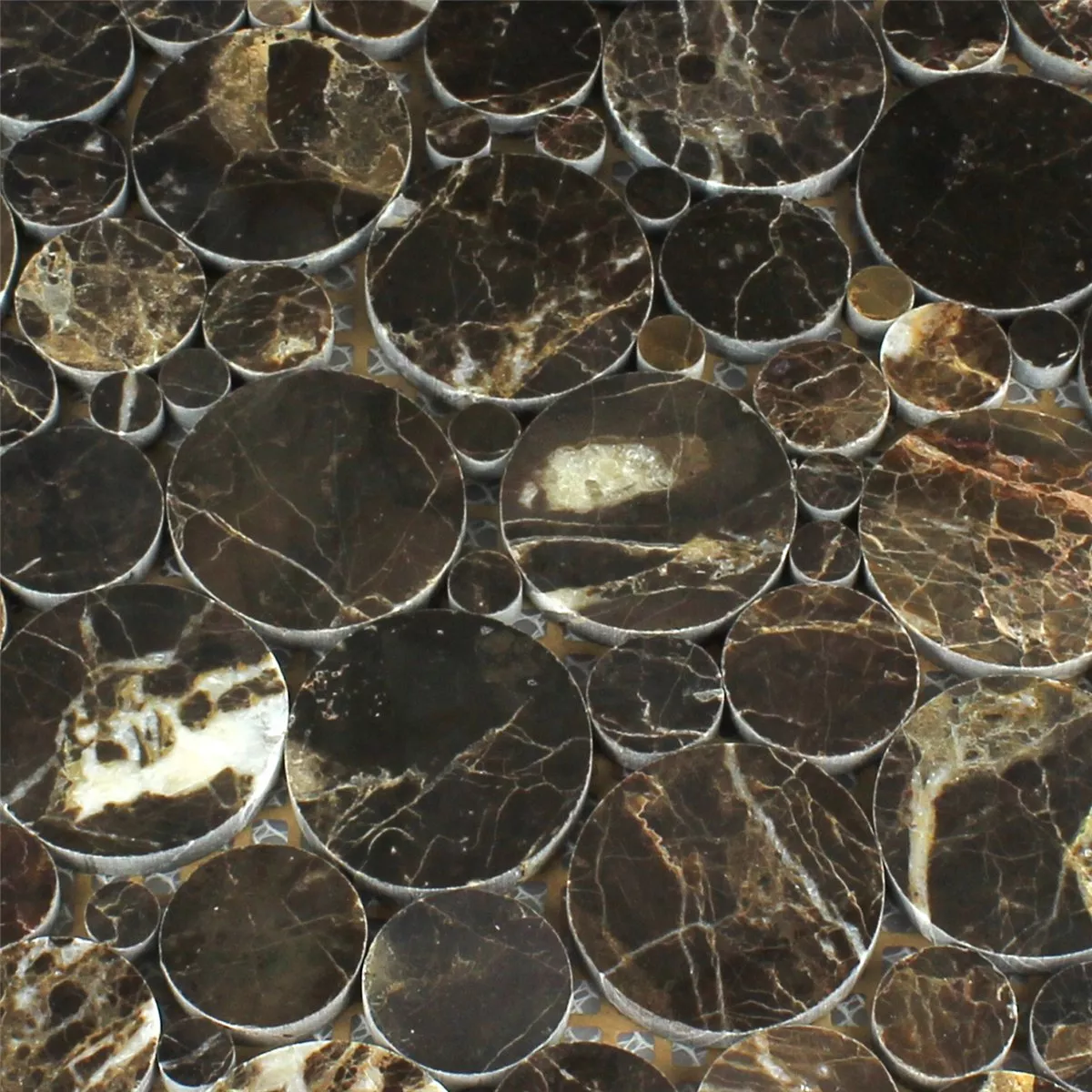 Prov Mosaik Marmor Marimar Runda Emperador Polerad